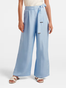 Pantalón de lino de pierna ancha
