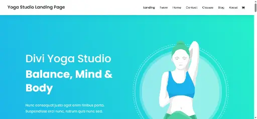 Sitio Web Yoga